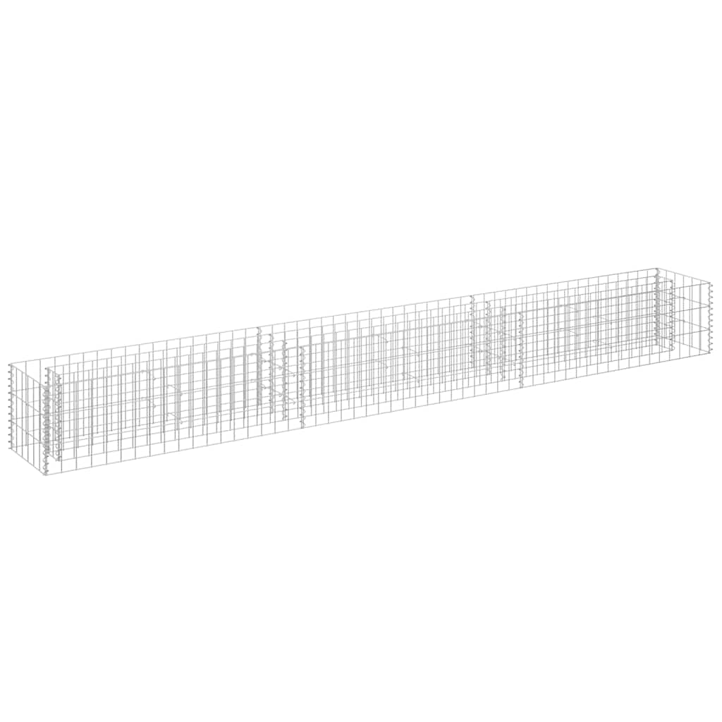 Συρματοκιβώτιο-Γλάστρα Υπερυψωμένη 270x30x30 εκ. Γαλβ. Χάλυβας - PAKOBAZAAR
