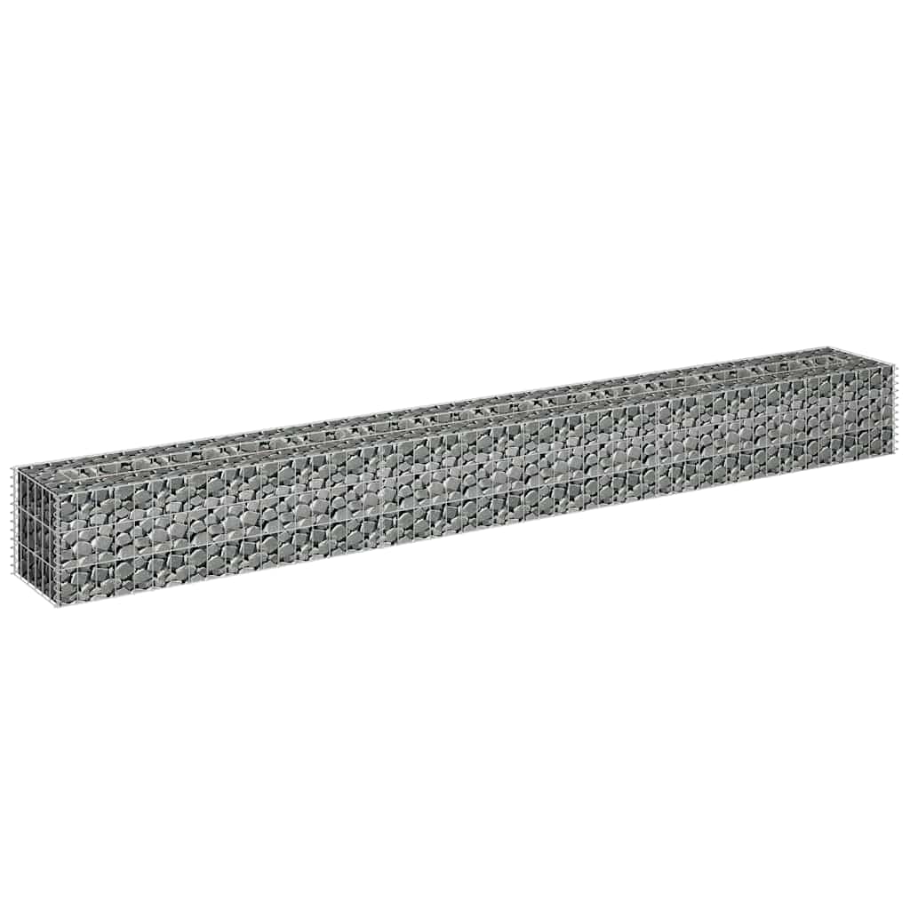 Συρματοκιβώτιο-Γλάστρα Υπερυψωμένη 270x30x30 εκ. Γαλβ. Χάλυβας - PAKOBAZAAR