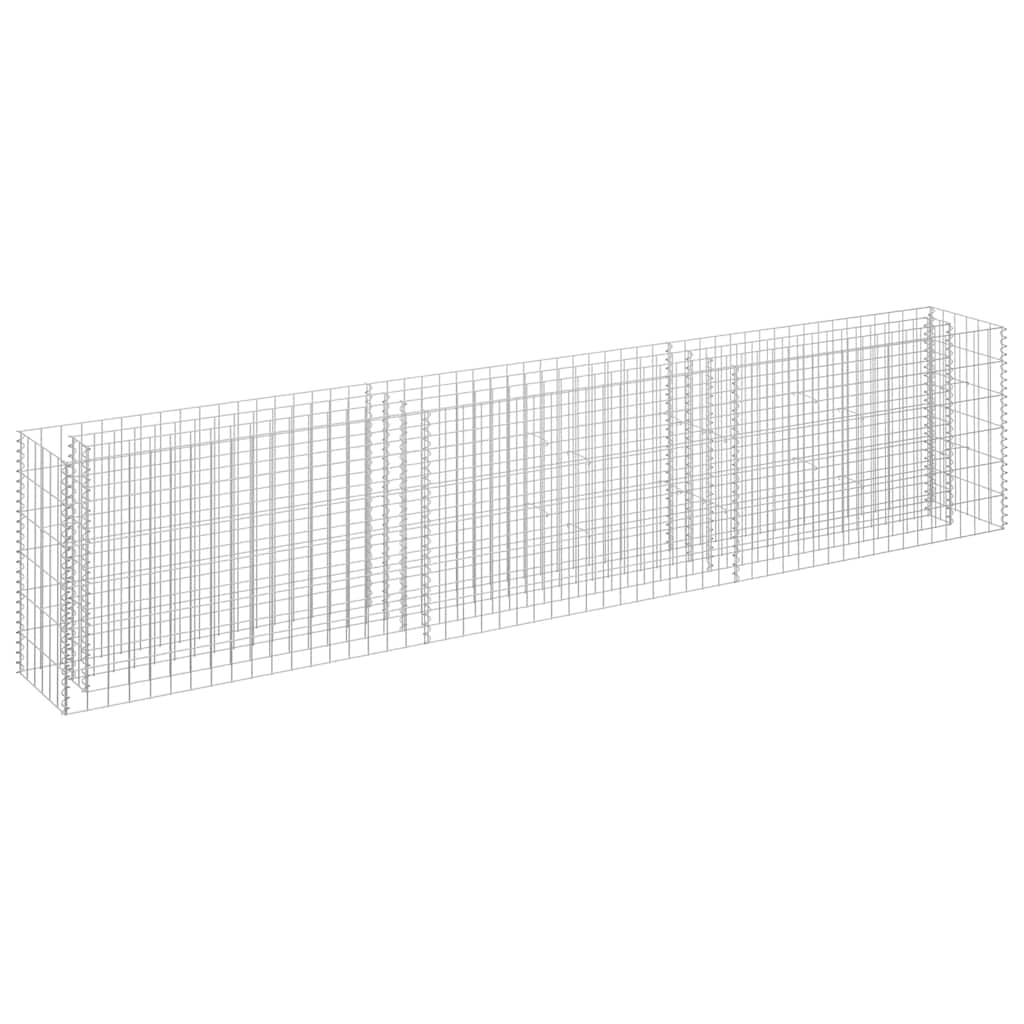 Συρματοκιβώτιο-Γλάστρα Υπερυψωμένη 270x30x60 εκ. Γαλβ. Χάλυβας - PAKOBAZAAR