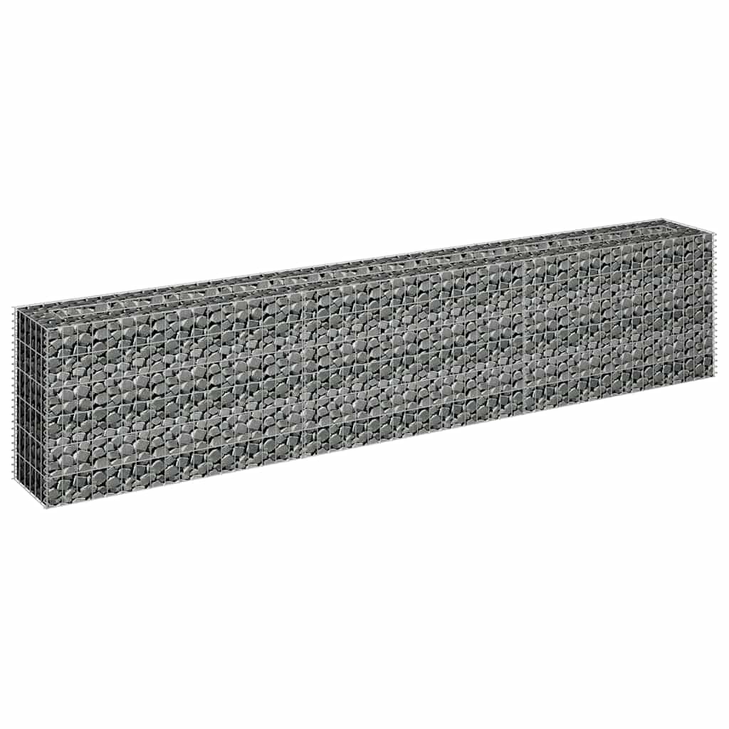 Συρματοκιβώτιο-Γλάστρα Υπερυψωμένη 270x30x60 εκ. Γαλβ. Χάλυβας - PAKOBAZAAR