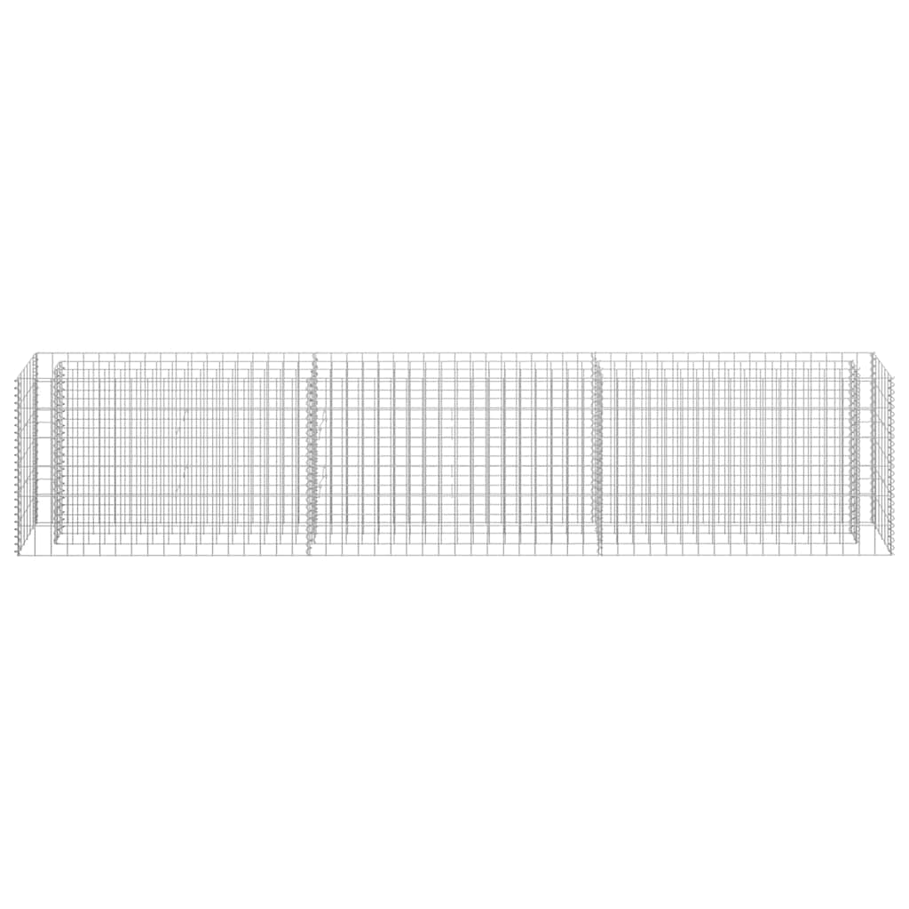 Συρματοκιβώτιο-Γλάστρα Υπερυψωμένη 270x30x60 εκ. Γαλβ. Χάλυβας - PAKOBAZAAR