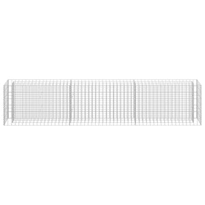 Συρματοκιβώτιο-Γλάστρα Υπερυψωμένη 270x30x60 εκ. Γαλβ. Χάλυβας - PAKOBAZAAR