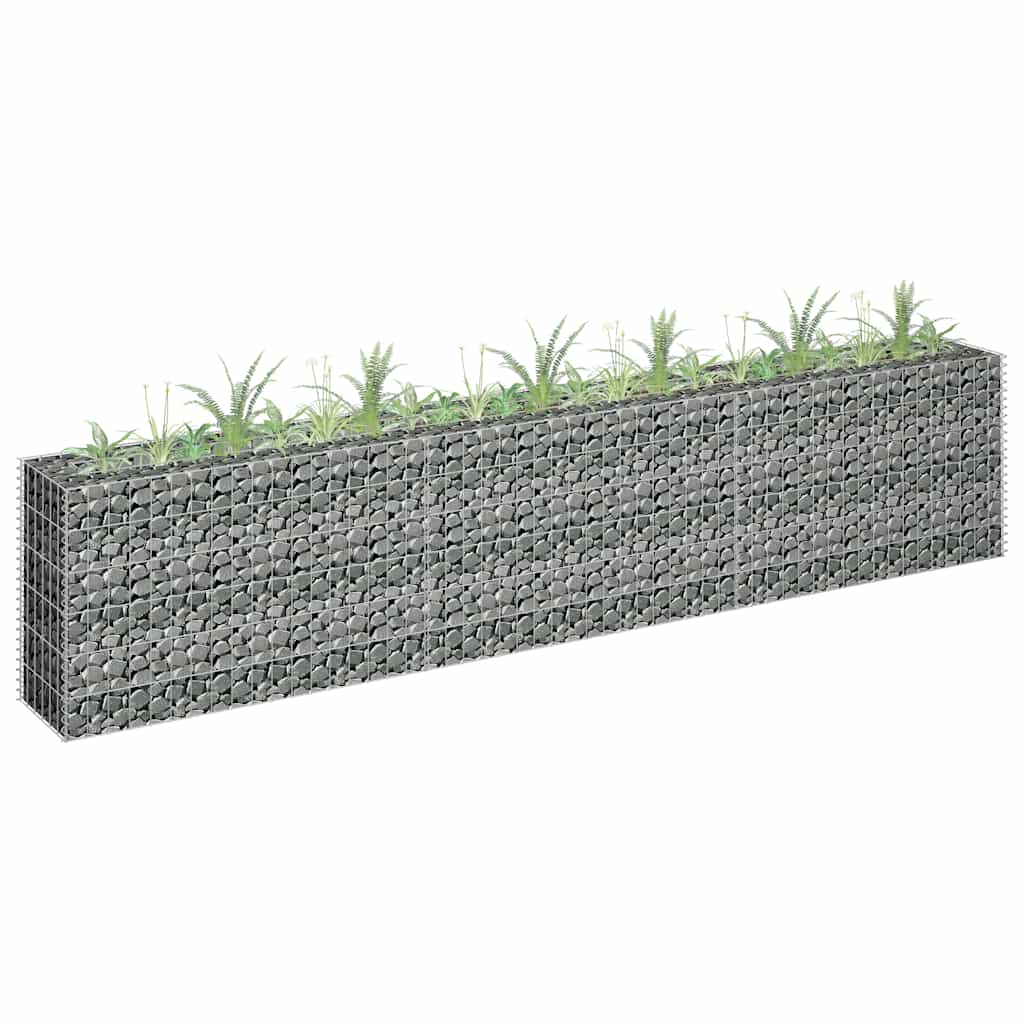 Συρματοκιβώτιο-Γλάστρα Υπερυψωμένη 270x30x60 εκ. Γαλβ. Χάλυβας - PAKOBAZAAR