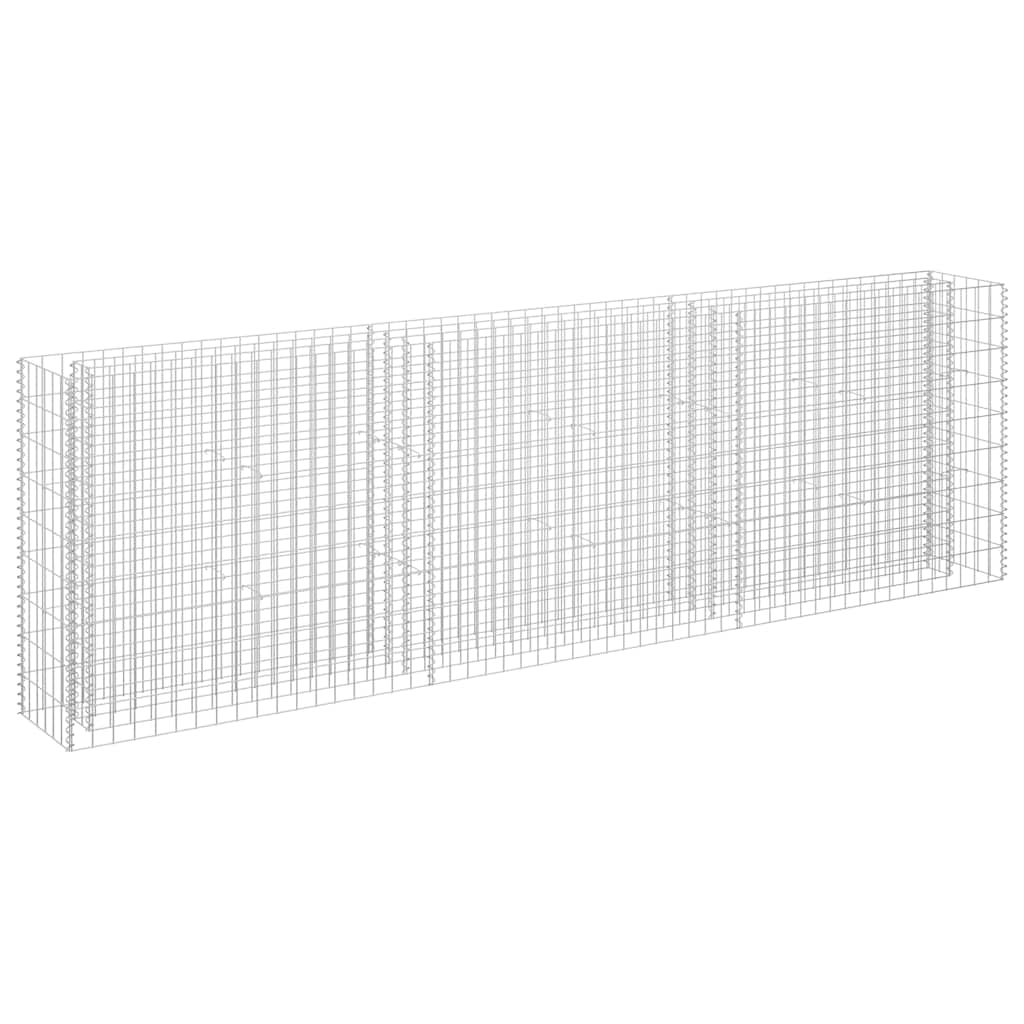 Συρματοκιβώτιο-Γλάστρα Υπερυψωμένη 270x30x90 εκ. Γαλβ. Χάλυβας - PAKOBAZAAR