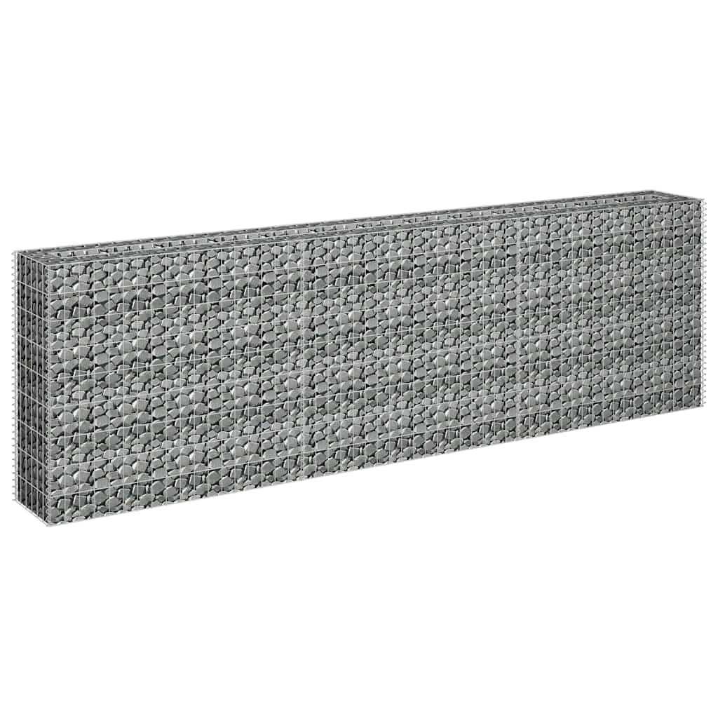 Συρματοκιβώτιο-Γλάστρα Υπερυψωμένη 270x30x90 εκ. Γαλβ. Χάλυβας - PAKOBAZAAR