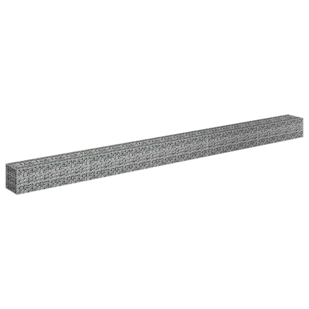Συρματοκιβώτιο-Γλάστρα Υπερυψωμένη 450x30x30 εκ. Γαλβ. Χάλυβας - PAKOBAZAAR