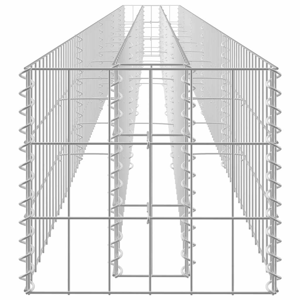 Συρματοκιβώτιο-Γλάστρα Υπερυψωμένη 450x30x30 εκ. Γαλβ. Χάλυβας - PAKOBAZAAR