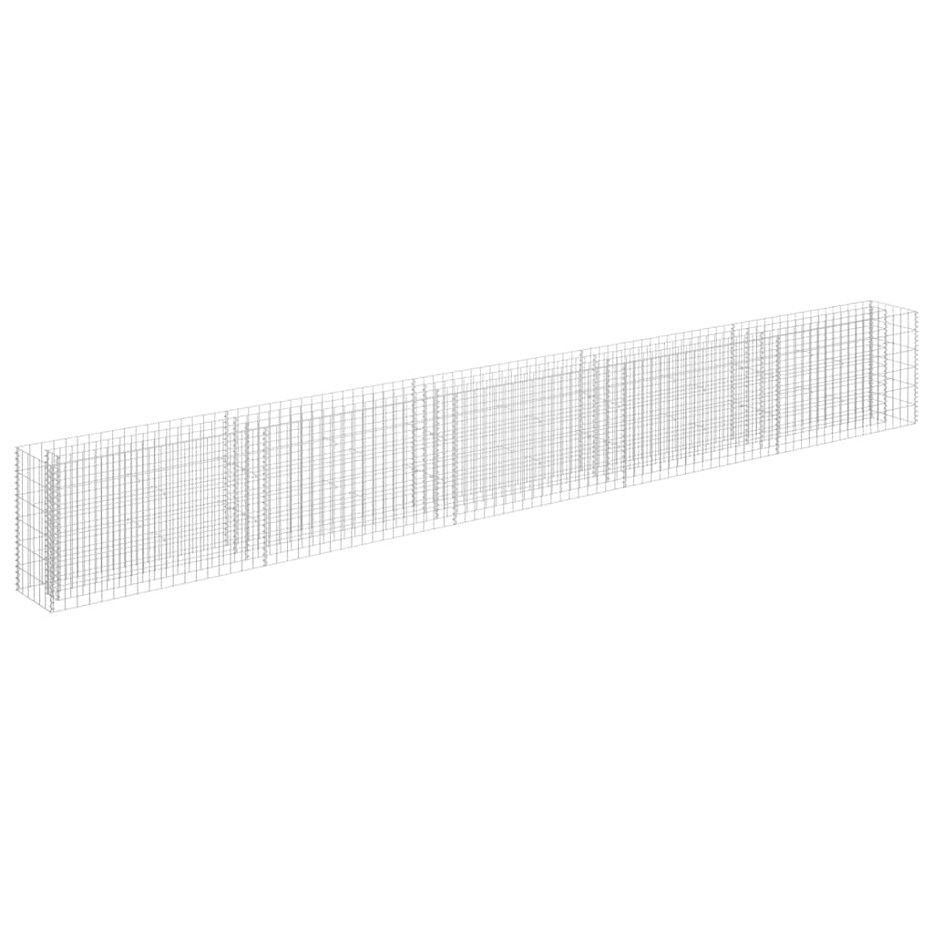 Συρματοκιβώτιο-Γλάστρα Υπερυψωμένη 450x30x60 εκ. Γαλβ. Χάλυβας - PAKOBAZAAR