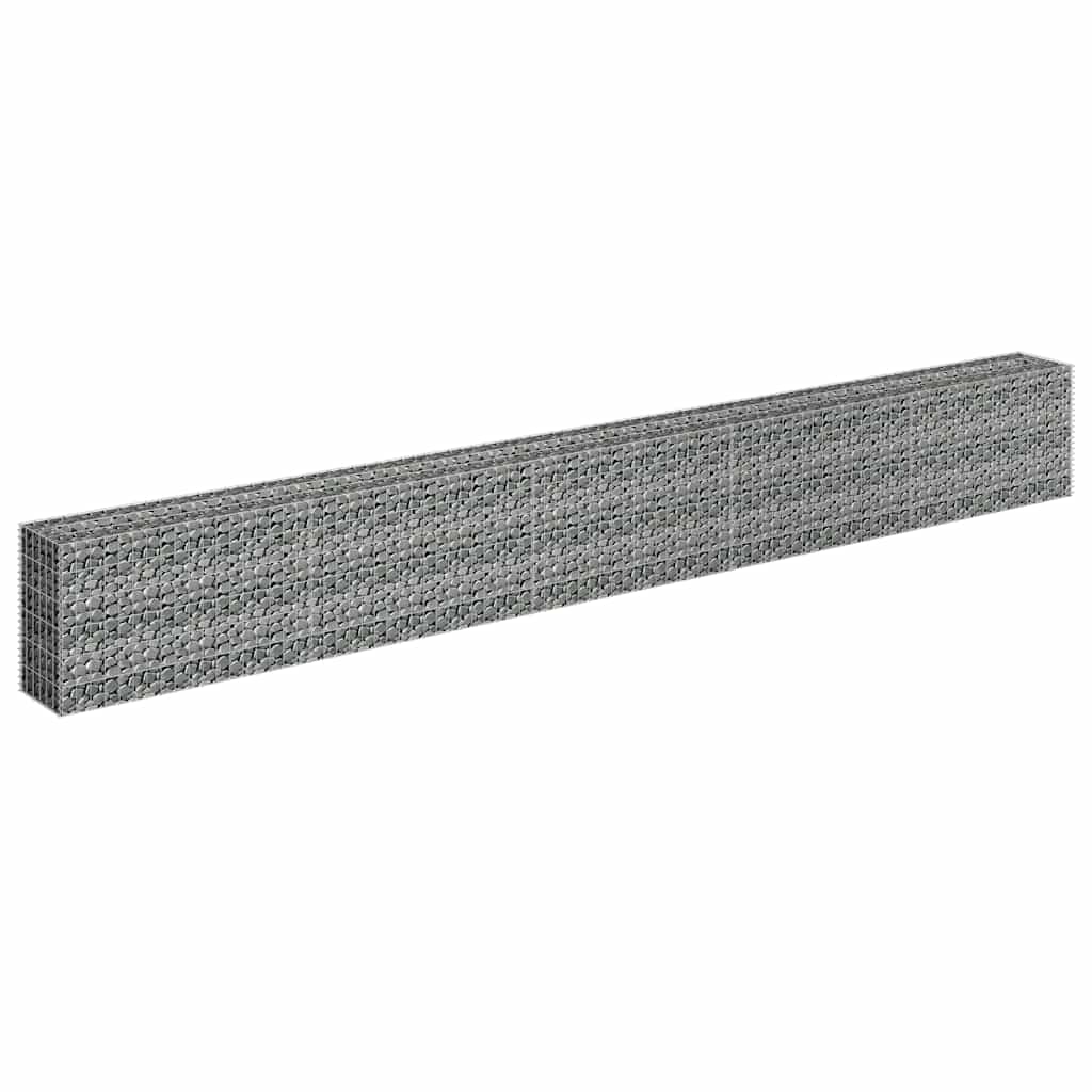 Συρματοκιβώτιο-Γλάστρα Υπερυψωμένη 450x30x60 εκ. Γαλβ. Χάλυβας - PAKOBAZAAR