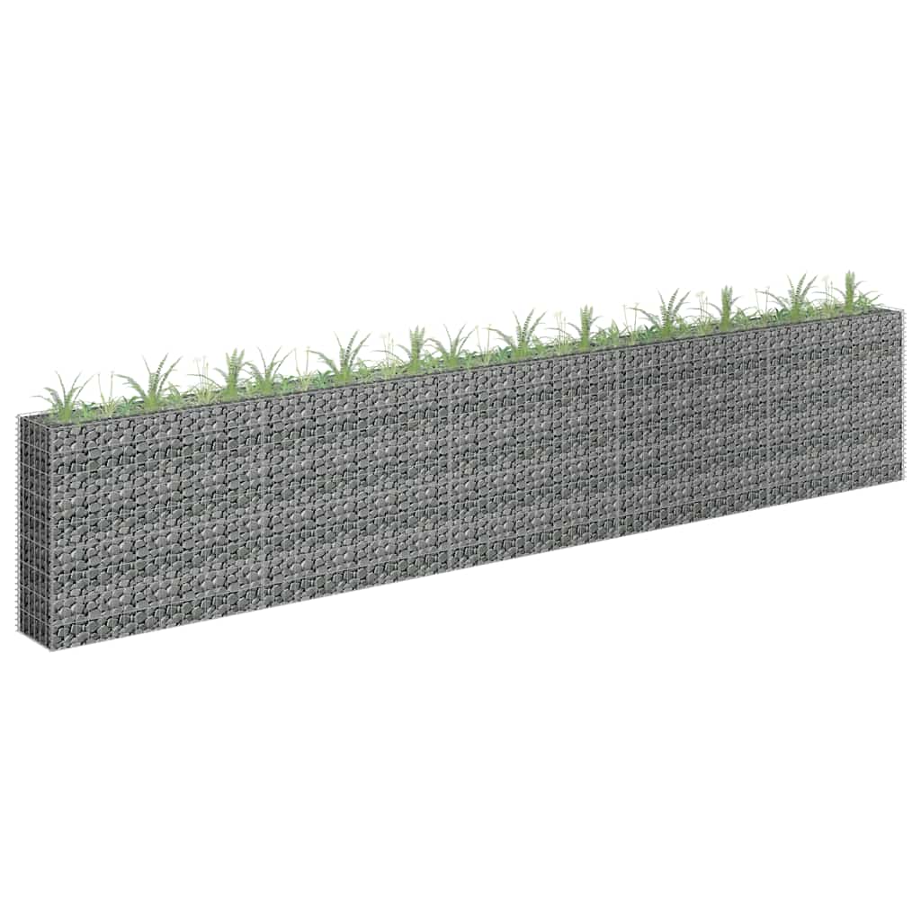 Συρματοκιβώτιο-Γλάστρα Υπερυψωμένη 450x30x90 εκ. Γαλβ. Χάλυβας - PAKOBAZAAR