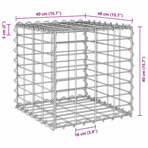 Συρματοκιβώτιο Κύβος 40 x 40 x 40 εκ. από Ατσάλινο Σύρμα - PAKOBAZAAR