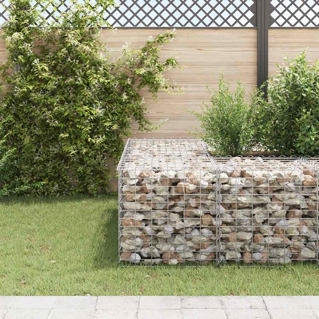 Συρματοκιβώτιο Κύβος 60 x 60 x 60 εκ. από Ατσάλινο Σύρμα - PAKOBAZAAR