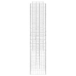 Συρματοκιβώτιο Γλάστρα Σχήμα «Η» 260x40x200 εκ. Ατσάλινο Σύρμα - PAKOBAZAAR