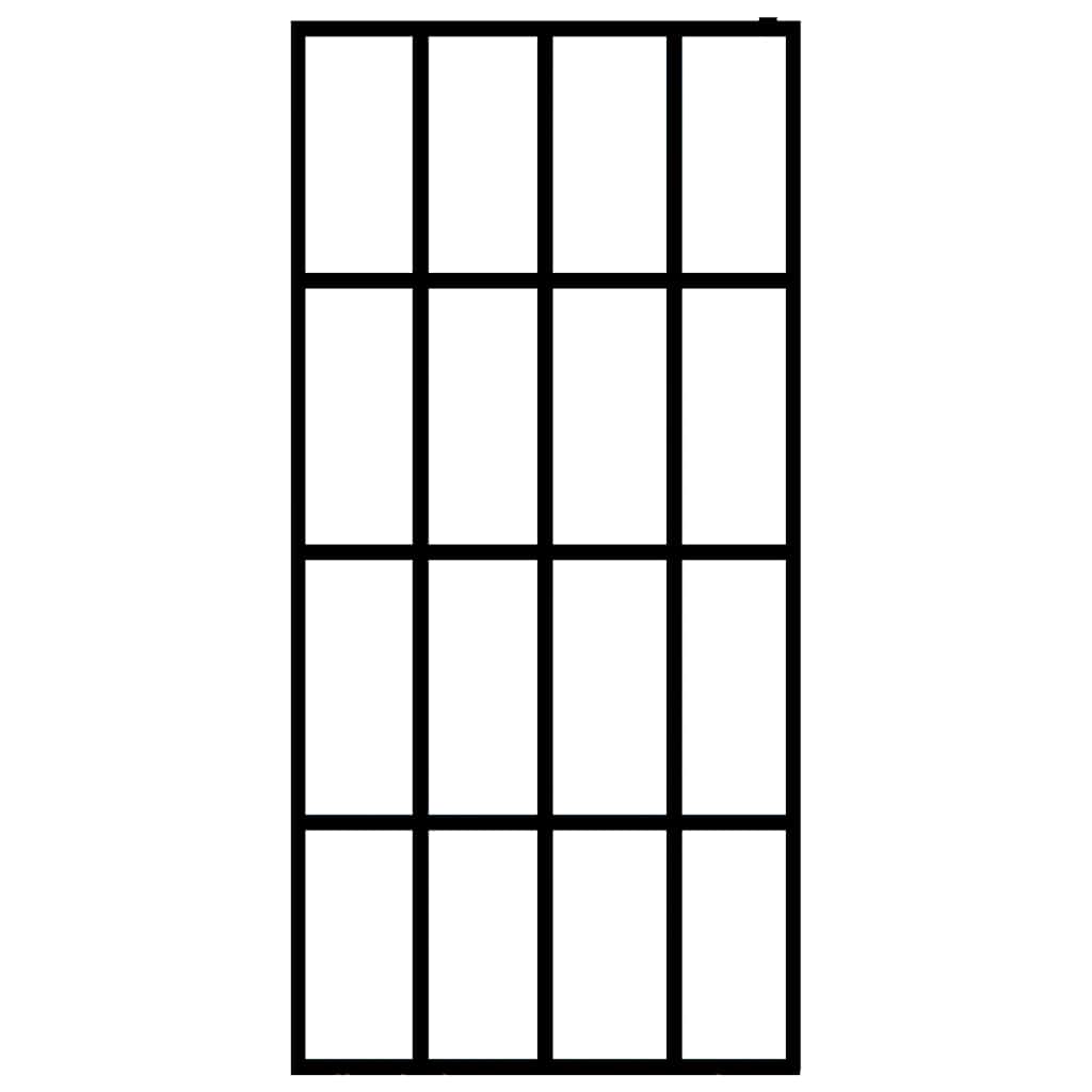 Διαχωριστικό Ντουζιέρας 118 x 190 εκ. από Διάφανο Ψημένο Γυαλί - PAKOBAZAAR