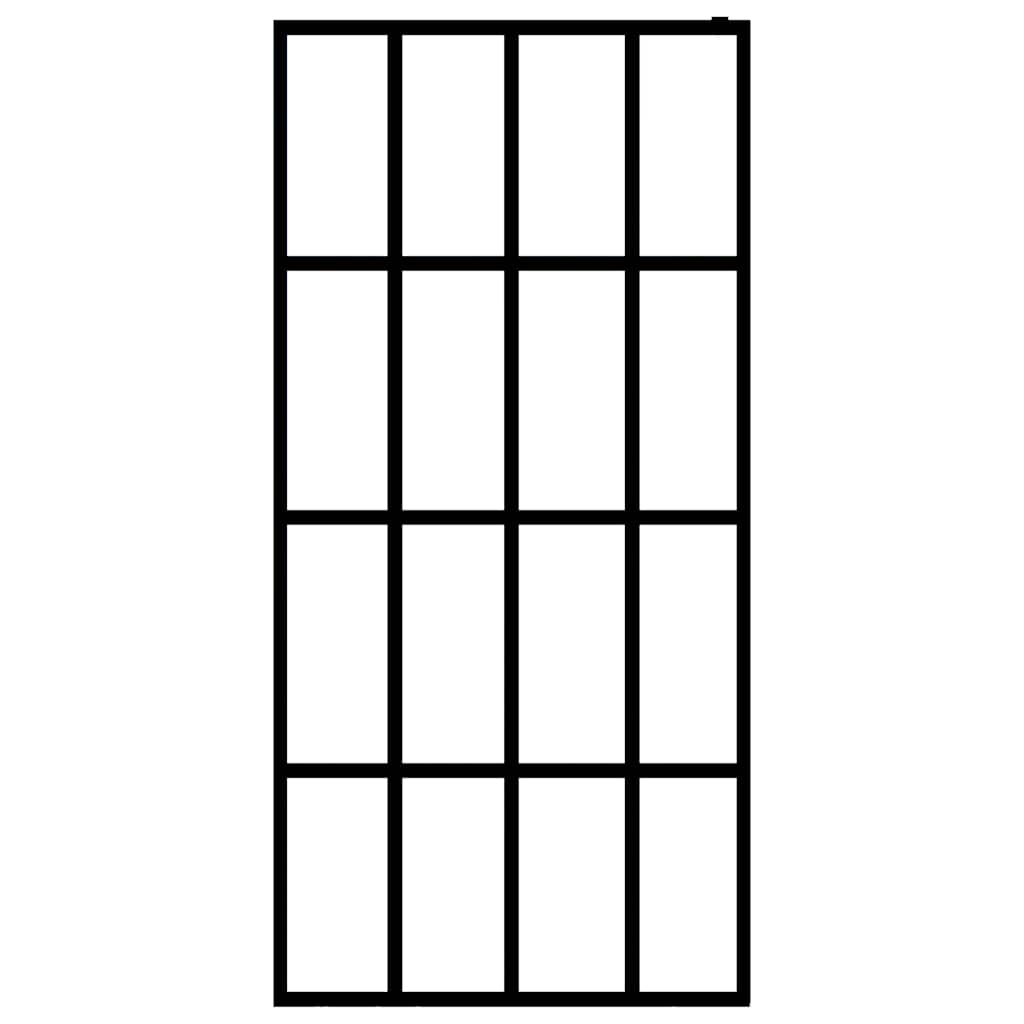 Διαχωριστικό Ντουζιέρας 80 x 195 εκ. από Αμμοβολισμένο Ψημένο Γυαλί - PAKOBAZAAR