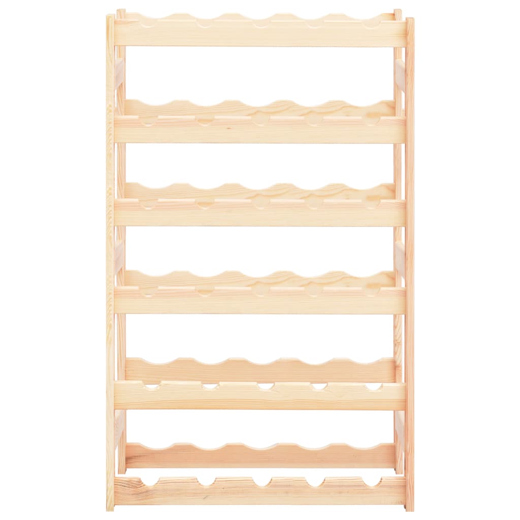 Ραφιέρα/Σταντ Κρασιών για 30 Φιάλες από Μασίφ Ξύλο Πεύκου - PAKOBAZAAR