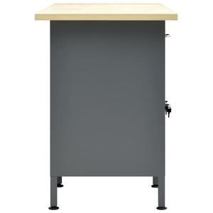 Πάγκος Εργασίας Μαύρος 160 x 60 x 85 εκ. Ατσάλινος - PAKOBAZAAR