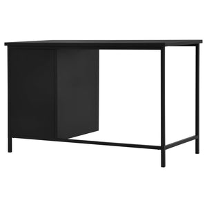 Γραφείο με Συρτάρια Βιομηχανικό Μαύρο 120x55x75 εκ. Ατσάλινο - Pakobazaar