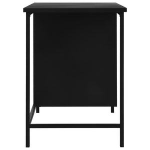 Γραφείο με Συρτάρια Βιομηχανικό Μαύρο 120x55x75 εκ. Ατσάλινο - Pakobazaar