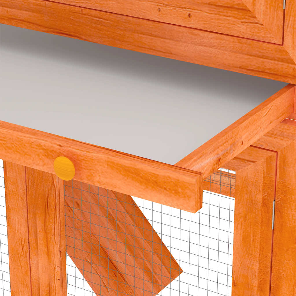 Κλουβί Ζώων / Κουνελιών Δύο Ορόφων Ξύλινο - PAKOBAZAAR