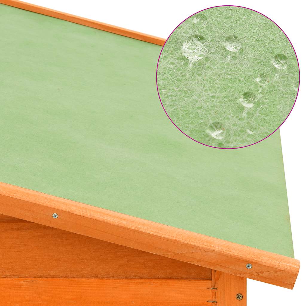 Κοτέτσι με Κουτί Ωοτοκίας Μασίφ Ξύλο Ελάτης - PAKOBAZAAR