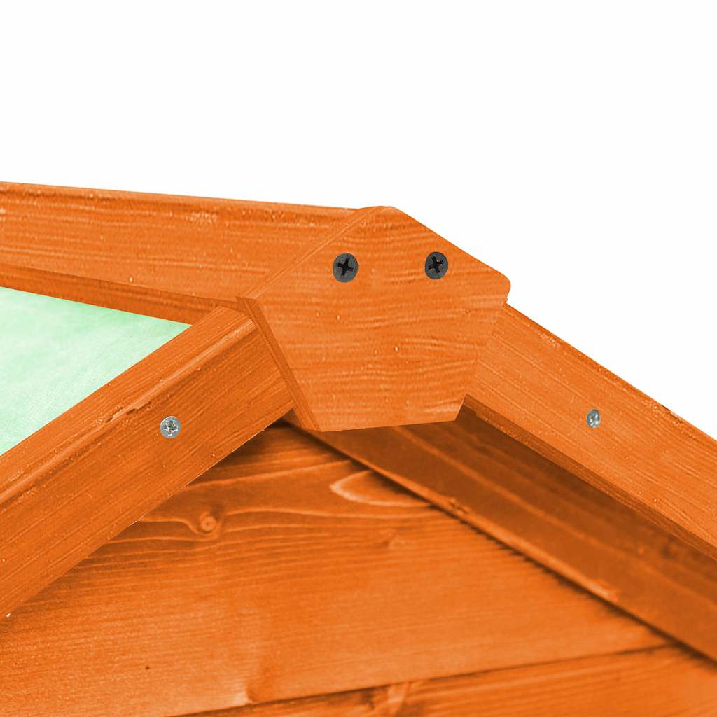 Κλουβί Κουνελιών 140 x 63 x 120 εκ. από Μασίφ Ξύλο Ελάτης - PAKOBAZAAR