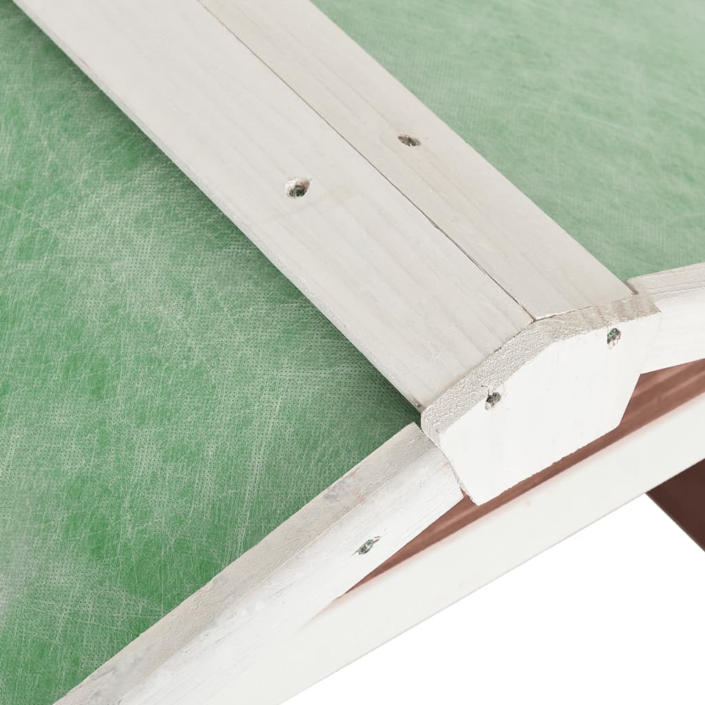 Στέγαστρο για Ρομποτικό Χλοοκοπτ. Μόκα/Λευκό 72x87x50 εκ. Ελάτη - PAKOBAZAAR