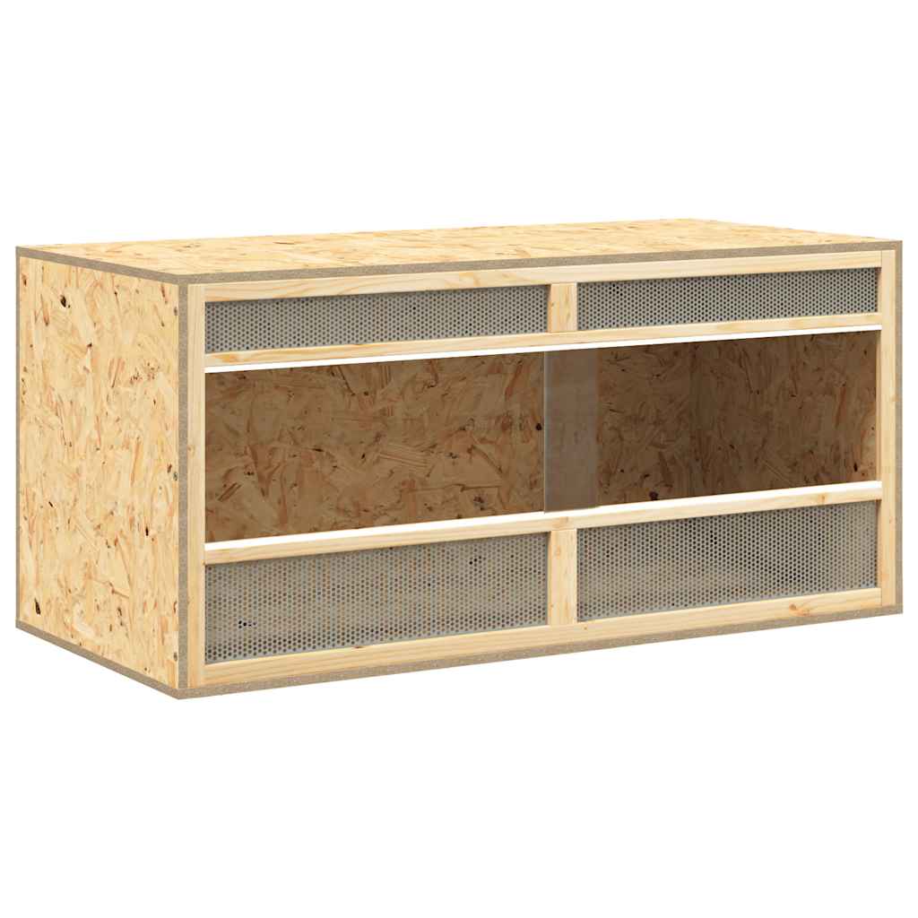 Ενυδρείο Ερπετών 100 x 47 x 47 εκ. από Επεξεργασμένο Ξύλο - PAKOBAZAAR