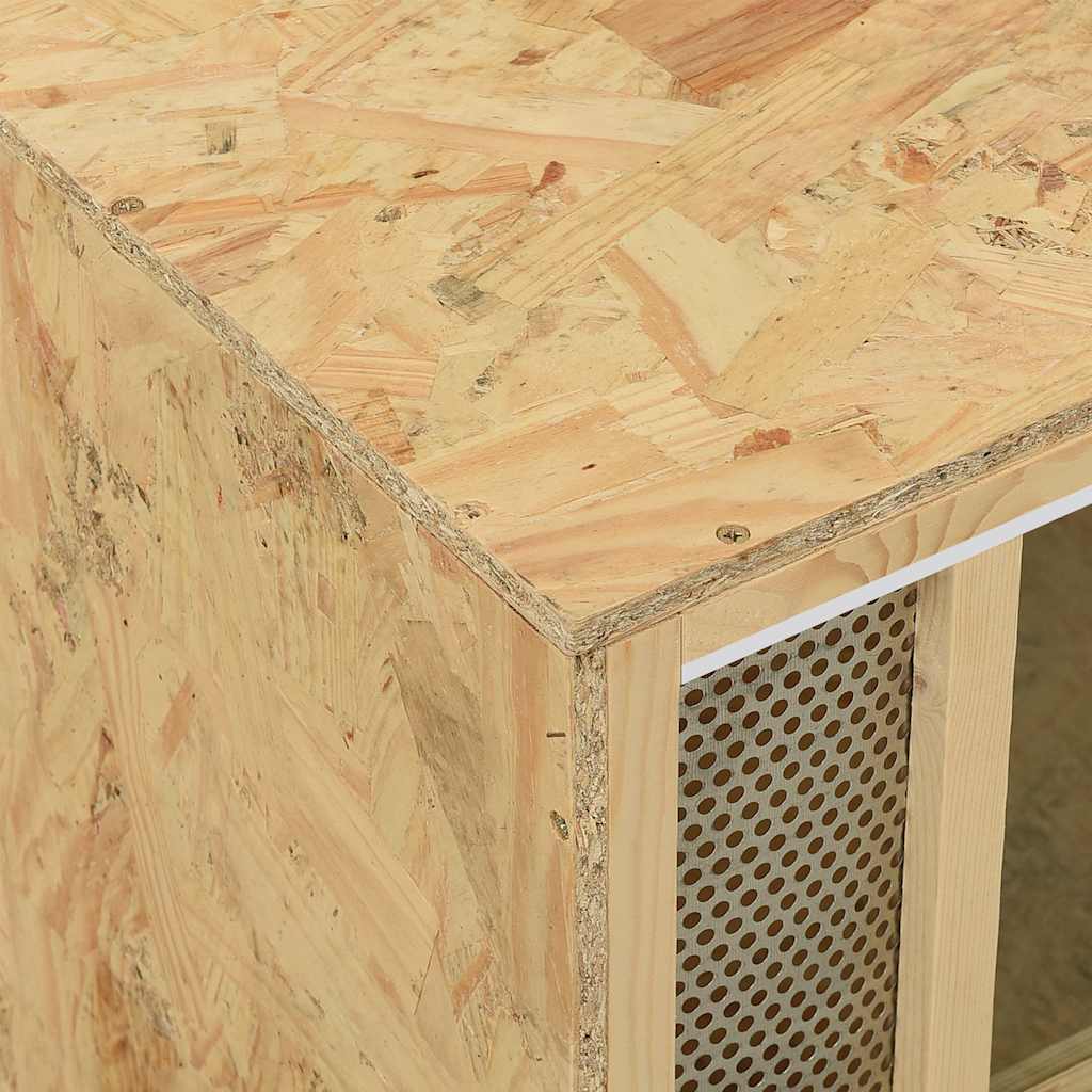 Ενυδρείο Ερπετών 80 x 40 x 40 εκ. από Επεξεργασμένο Ξύλο - Pakobazaar