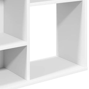 Διαχωριστικό/Βιβλιοθήκη Λευκό 100x24x140 εκ. από Επεξ. Ξύλο - Pakobazaar
