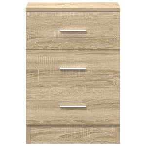 Κομοδίνο Χρώμα Sonoma Δρυς 38 x 35 x 56 εκ. από Επεξ. Ξύλο