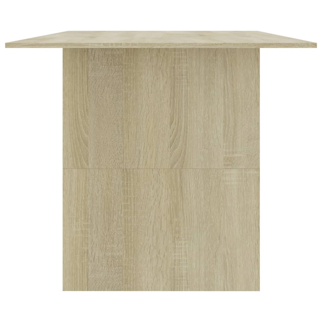 Τραπεζαρία Sonoma Δρυς 180 x 90 x 76 εκ. από Επεξ. Ξύλο