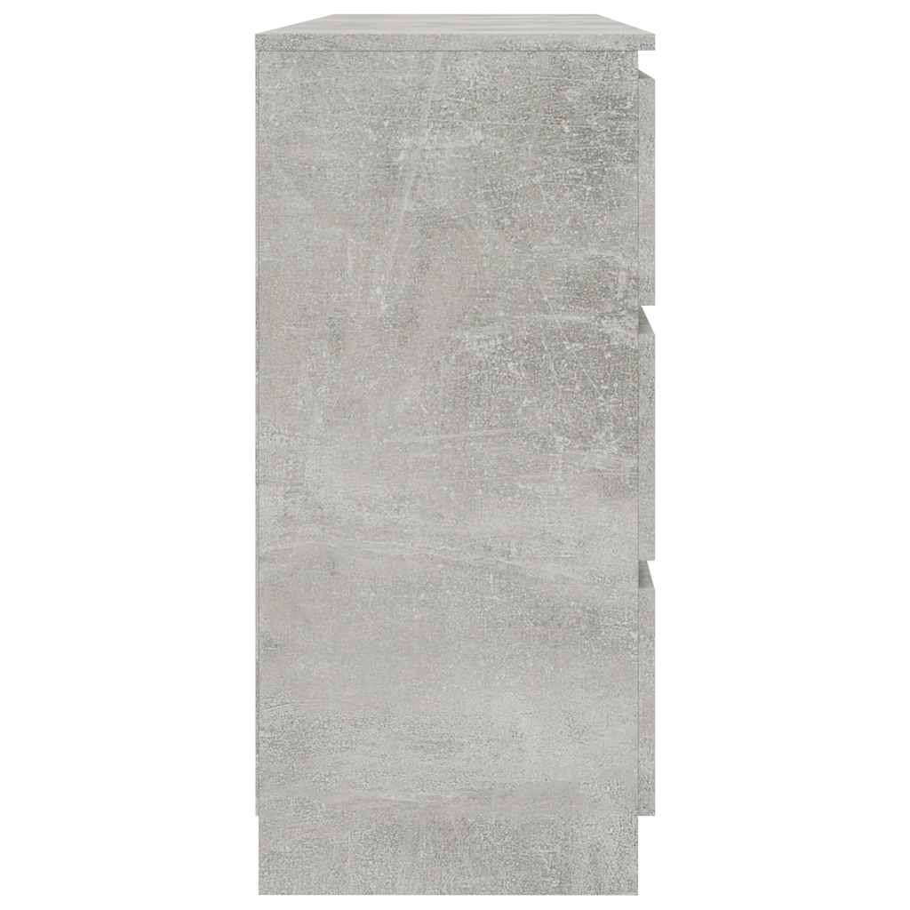 Συρταριέρα Γκρι του Σκυροδέματος 120x35x76 εκ. Μοριοσανίδα - Pakobazaar