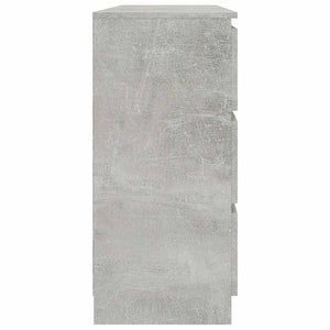 Συρταριέρα Γκρι του Σκυροδέματος 120x35x76 εκ. Μοριοσανίδα - Pakobazaar