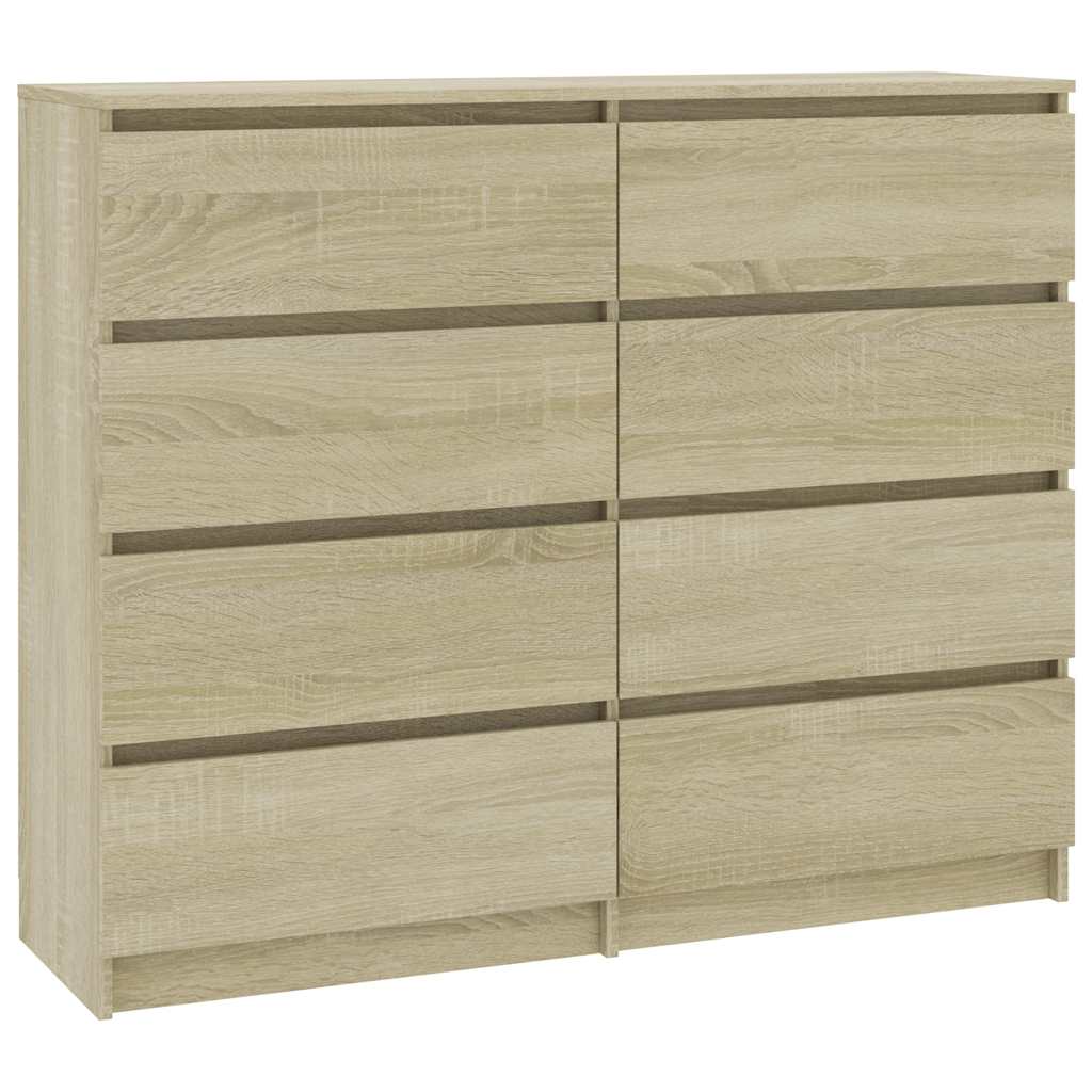 Συρταριέρα Sonoma Δρυς 120 x 35 x 99 εκ. από Μοριοσανίδα - Pakobazaar