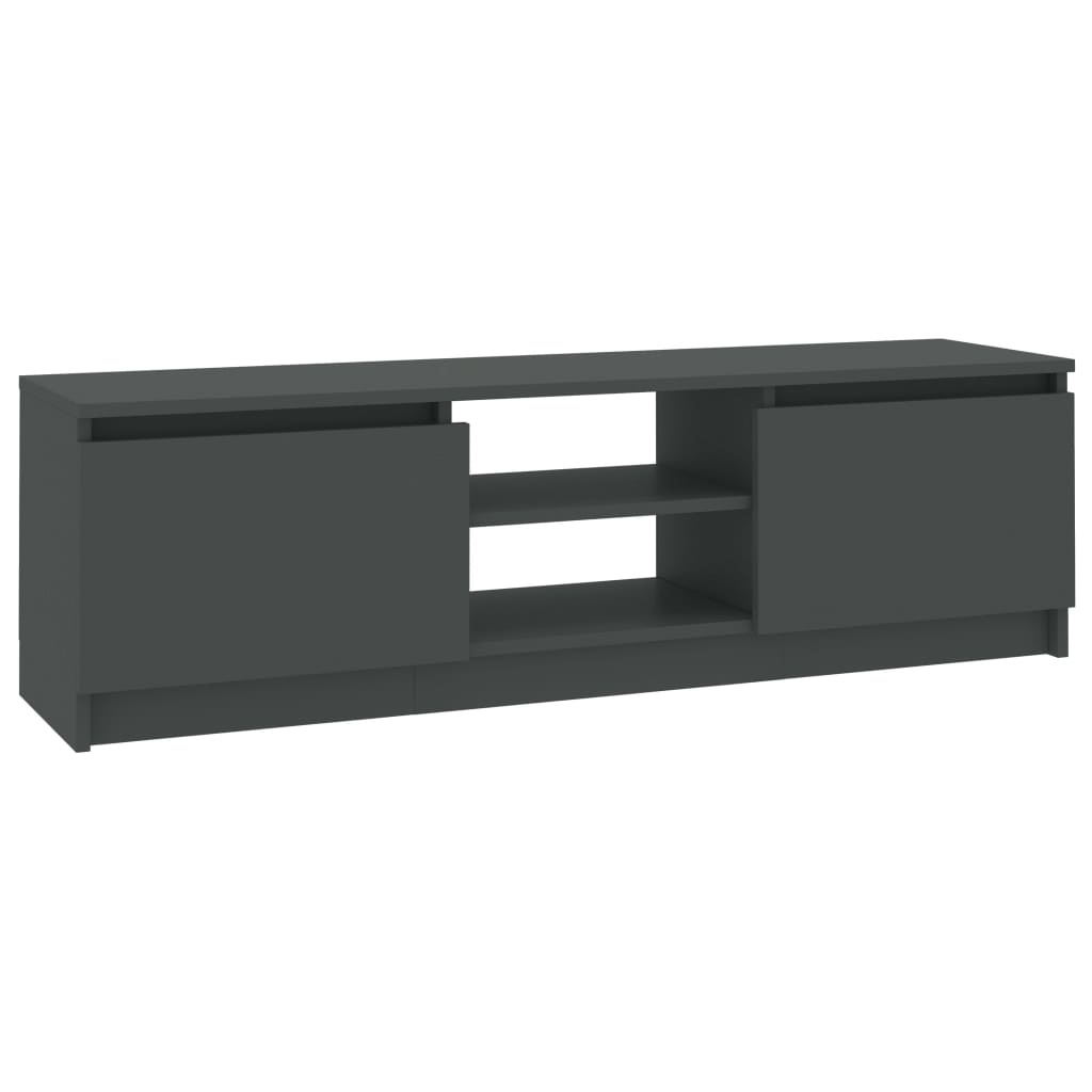 Έπιπλο Τηλεόρασης Γκρι 120 x 30 x 35,5 εκ. από Επεξ. Ξύλο - Pakobazaar