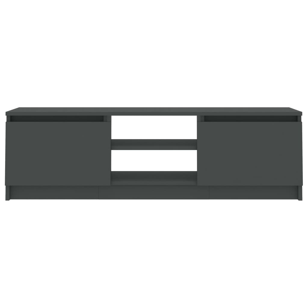 Έπιπλο Τηλεόρασης Γκρι 120 x 30 x 35,5 εκ. από Επεξ. Ξύλο - Pakobazaar