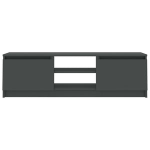 Έπιπλο Τηλεόρασης Γκρι 120 x 30 x 35,5 εκ. από Επεξ. Ξύλο - Pakobazaar