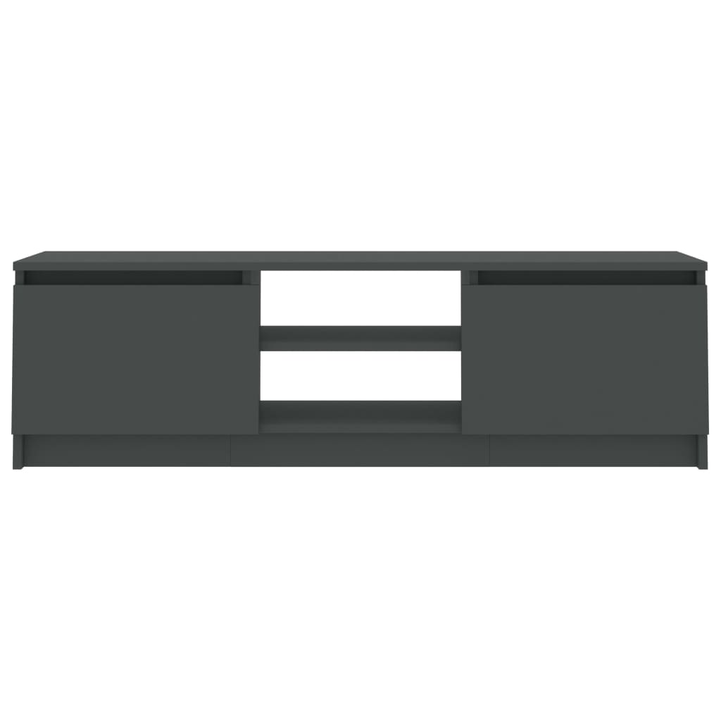 Έπιπλο Τηλεόρασης Γκρι 120 x 30 x 35,5 εκ. από Επεξ. Ξύλο - Pakobazaar