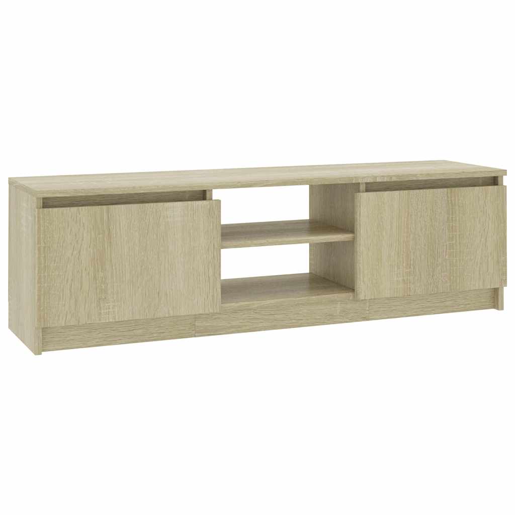 Έπιπλο Τηλεόρασης Sonoma Δρυς 120x30x35,5 εκ. από Επεξ. Ξύλο
