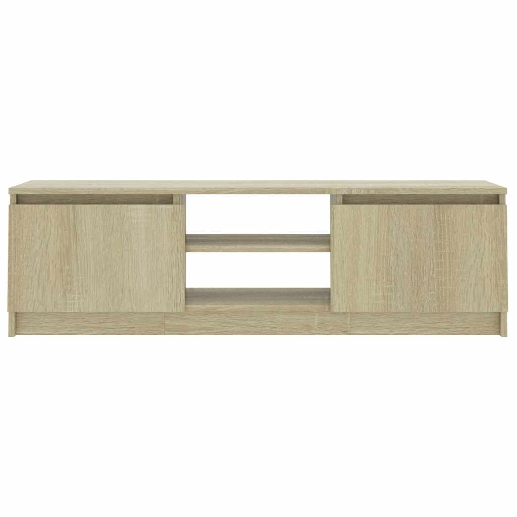 Έπιπλο Τηλεόρασης Sonoma Δρυς 120x30x35,5 εκ. από Επεξ. Ξύλο