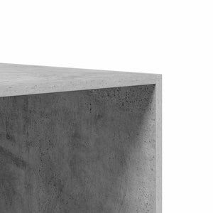 Ντουλάπα με Συρτάρια Γκρι Σκυροδέματος 50x50x200 εκ Επεξ. Ξύλο