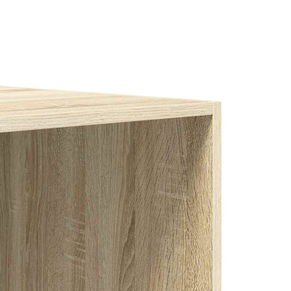 Ντουλάπα με Συρτάρια Λευκή / Sonoma 50x50x200 εκ. Μοριοσανίδα