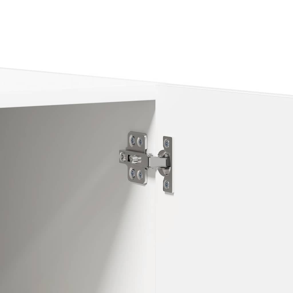 Ντουλάπα Λευκή 80 x 52 x 180 εκ. από Επεξ. Ξύλο