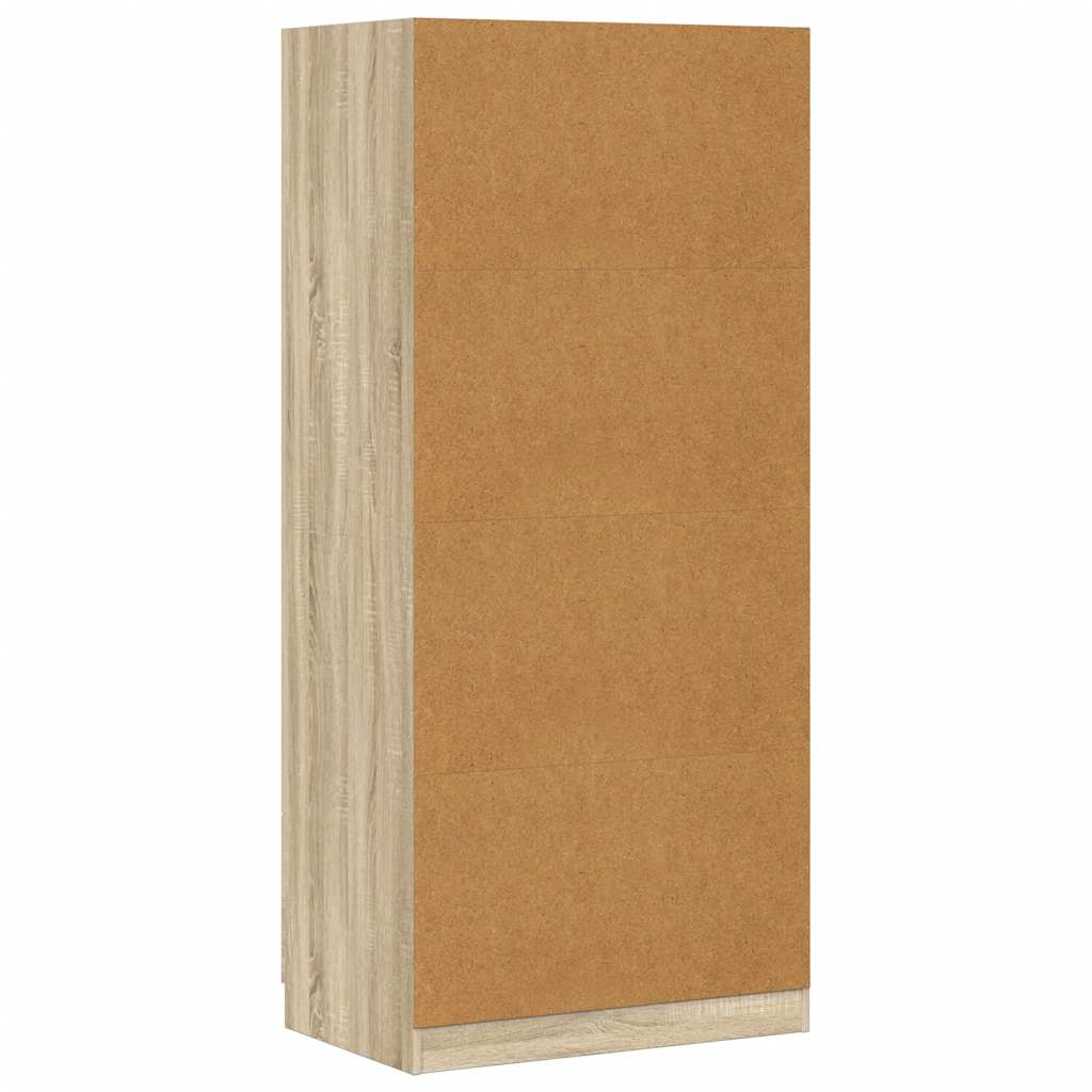 Ντουλάπα Χρώμα Sonoma-Δρυς 80 x 52 x 180 εκ. από Επεξ. Ξύλο