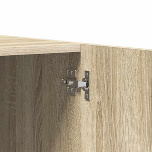 Ντουλάπα Χρώμα Sonoma Δρυς 90 x 52 x 200 εκ. από Επεξ. Ξύλο - Pakobazaar