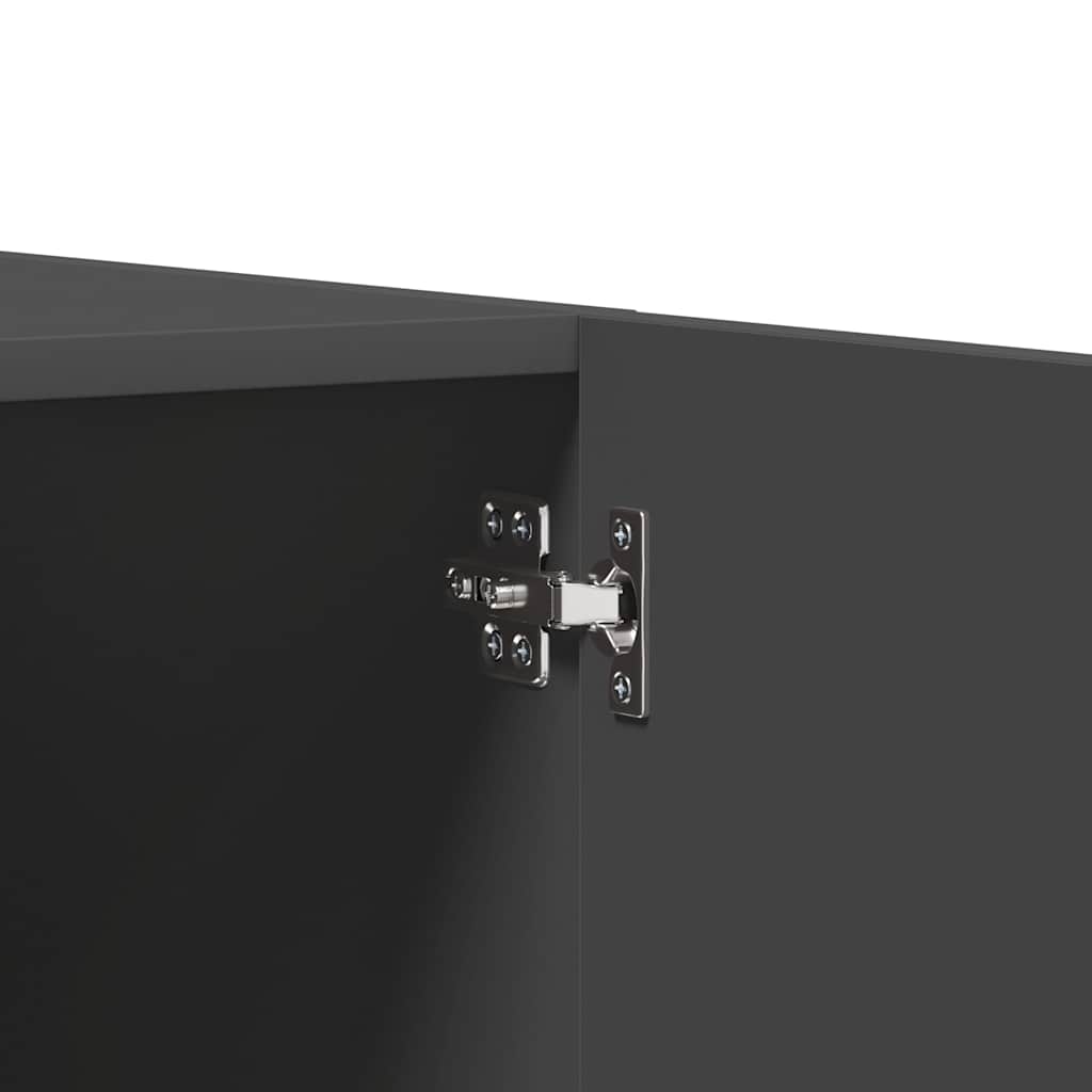 Ντουλάπα Γκρι 80 x 52 x 180 εκ. από Μοριοσανίδα - Pakobazaar