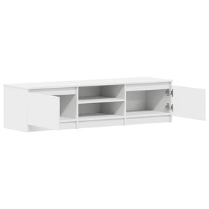 Έπιπλο Τηλεόρασης Λευκό 140 x 40 x 35,5 εκ. από Επεξ. Ξύλο