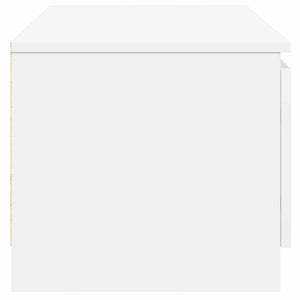 Έπιπλο Τηλεόρασης Λευκό 140 x 40 x 35,5 εκ. από Επεξ. Ξύλο