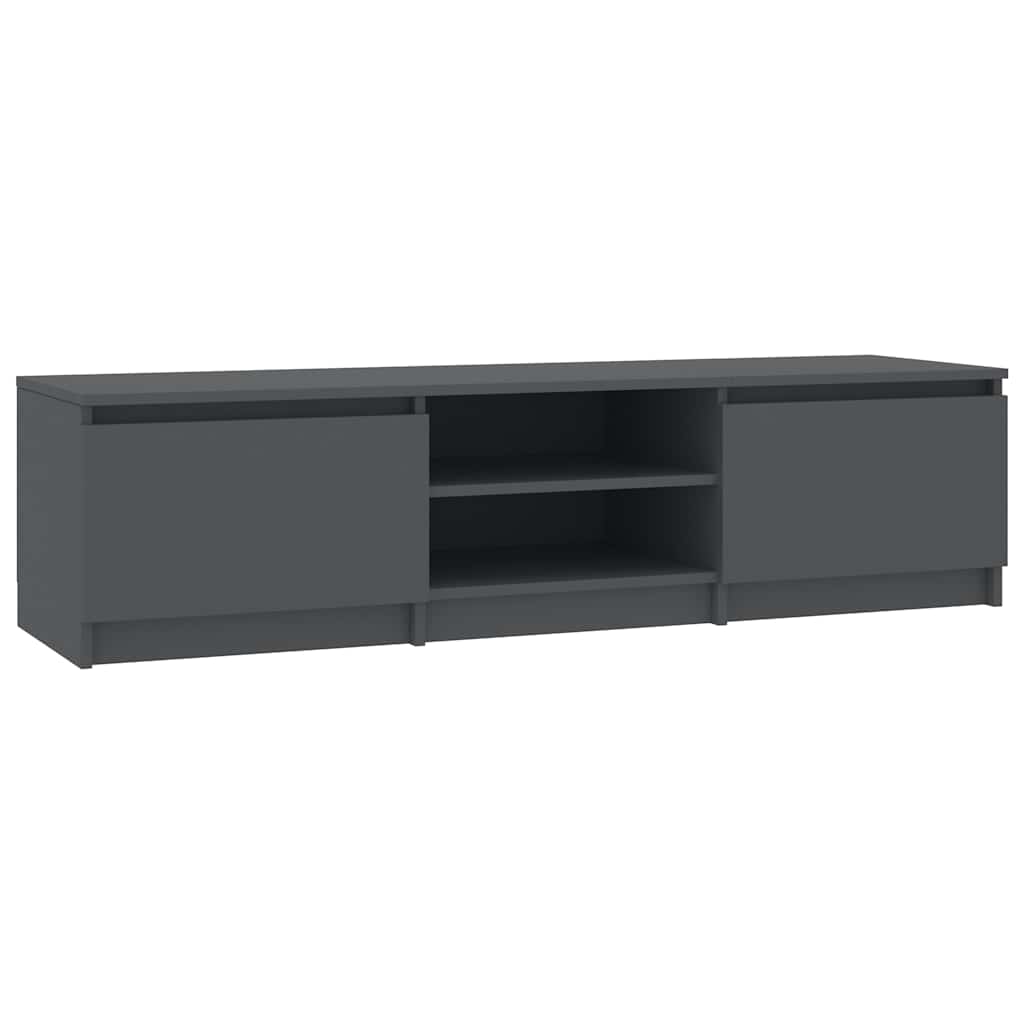 Έπιπλο Τηλεόρασης Γκρι 140 x 40 x 35,5 εκ. από Επεξ. Ξύλο